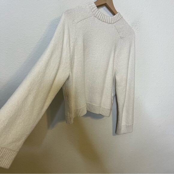 Lululemon Brushed Cotton Merino Blend Crewneck Sweater Pullover Womens Size M - Picture 4 of 6